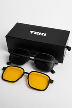 Gafas AVI PRO®️ con clip magnético. Polarizadas y estilo Premium