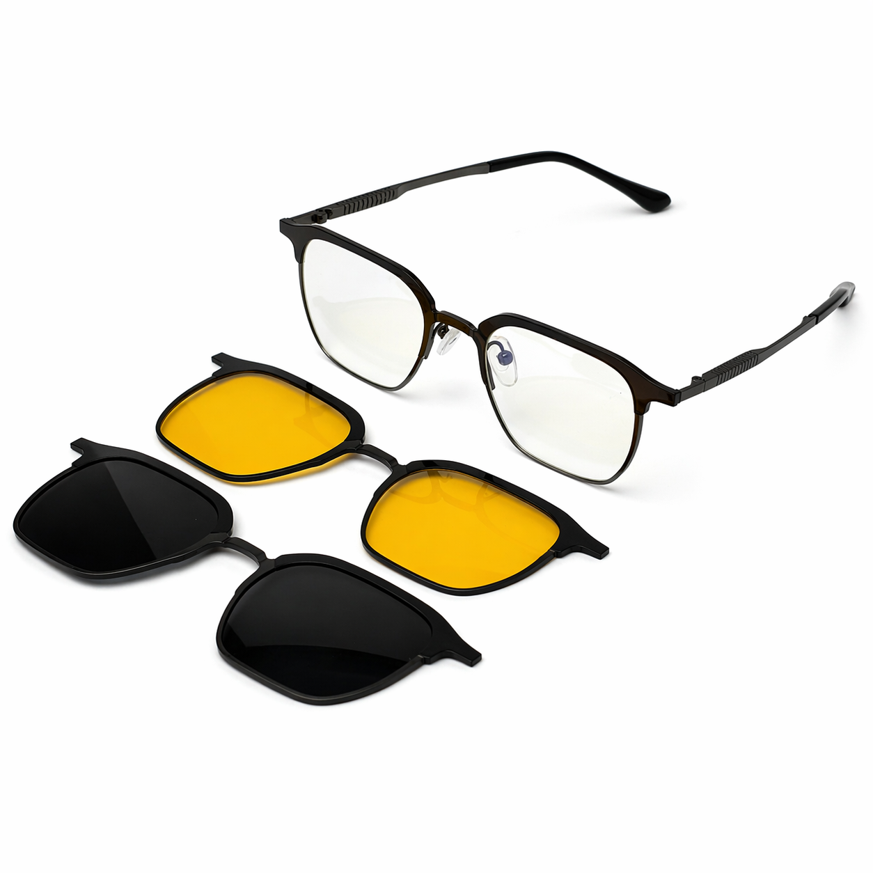 Gafas Turring®️ 3 en 1 con clip magnético. Polarizadas, antirreflejo y estilo Premium